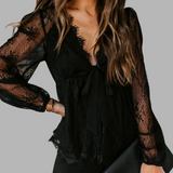 Blouse Élégante en Dentelle Cyrielle