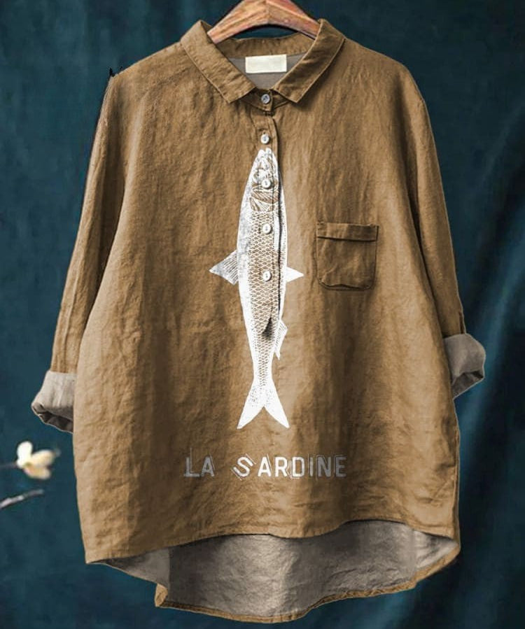 Chemise Élégante à Motif Adèle