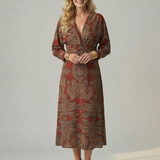 Robe Midi Portefeuille Lune