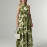 Robe Midi Dos Nu Froncée Sylvine