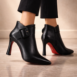 Bottines Signature à Talon et Boucle Oversize