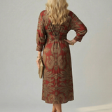Robe Midi Portefeuille Lune
