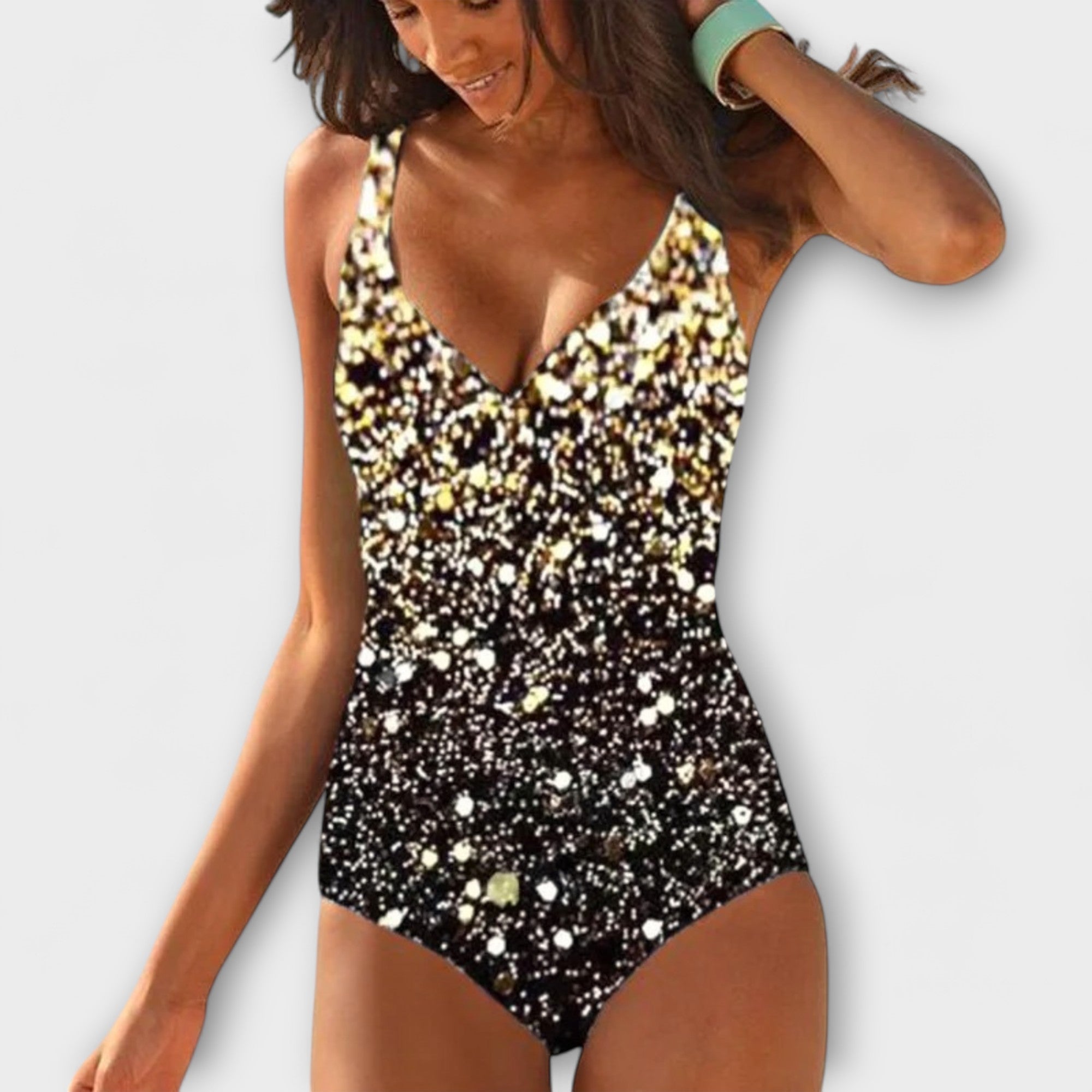 Maillot Noir Croisé Amandine