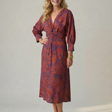 Robe Midi Portefeuille Lune