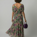 Robe Midi Décontractée à Épaules Dénudées Carine