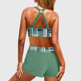 Bikini à Short Vert Sauge Jade