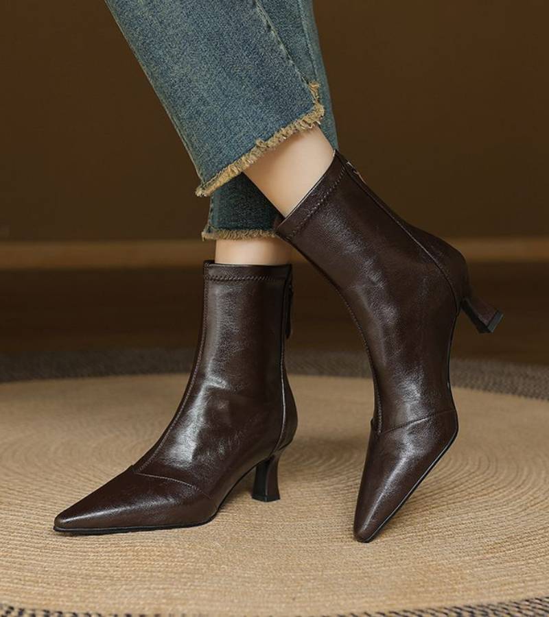 Bottines à Talon Élégant