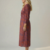 Robe Midi Portefeuille Lune