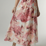 Robe Midi Dos Nu Froncée Sylvine
