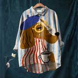Chemise Élégante à Motif Amandine