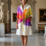 Robe de Jardin Peinte Ursule