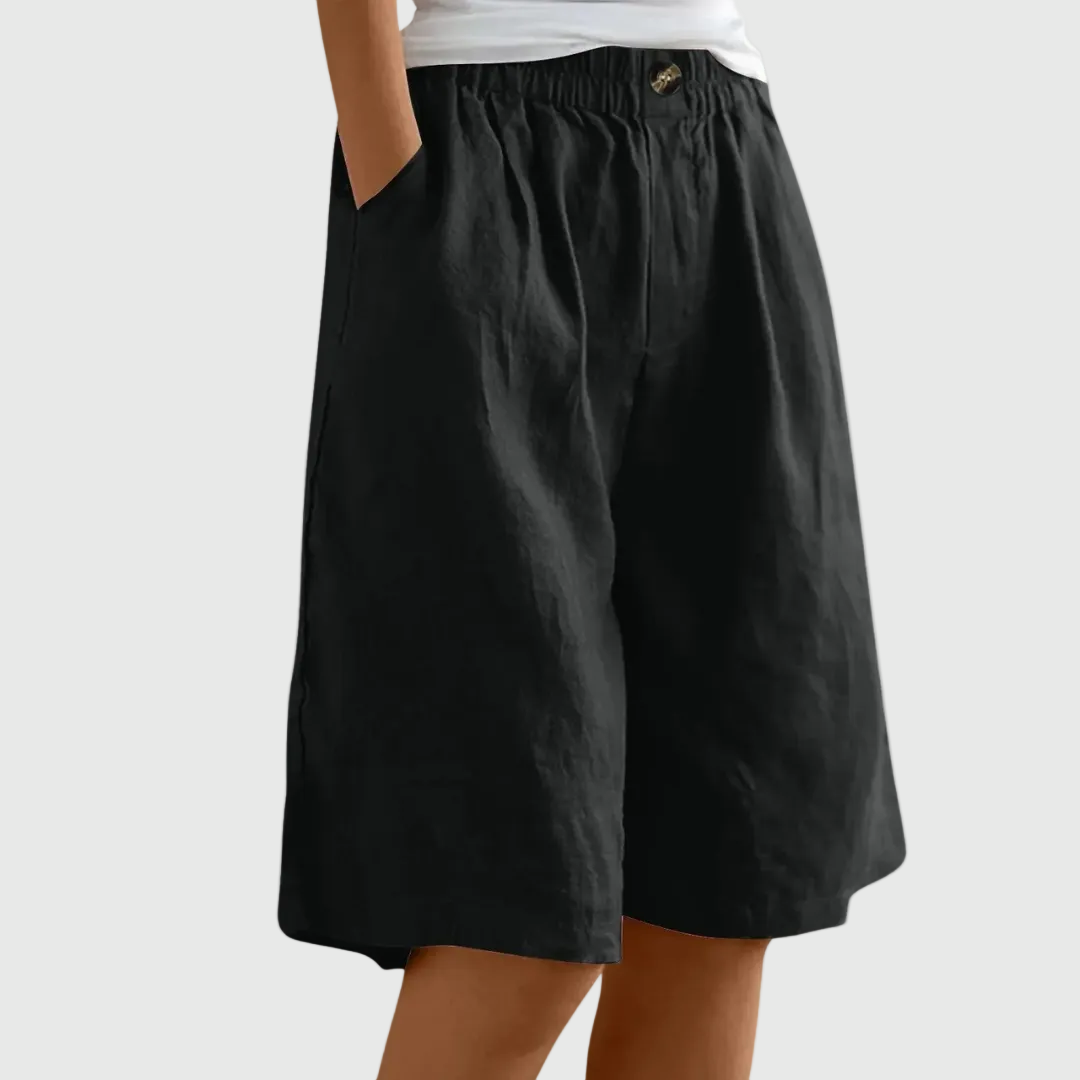 Short Ample Taille Élastique Ella