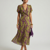 Robe Midi Florale Détendue Virginie