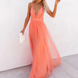 Robe Maxi Lumière Corail
