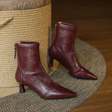 Bottines à Talon Élégant