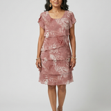 Robe Longueur Genou à Motif Doux Arielle