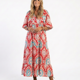 Robe Midi à Imprimé Cachemire Salomé