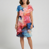 Robe Longueur Genou à Motif Marbré Marthe