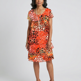 Robe Longueur Genou à Motifs Épars Éliette