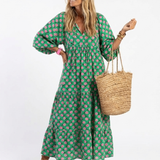 Robe Midi à Imprimé Floral Flore
