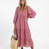 Robe Midi à Imprimé Géométrique Arlette