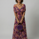 Robe Midi Décontractée à Épaules Dénudées Carine