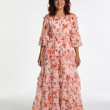 Robe Maxi Florale à Volants Rosalie