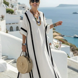 Robe Maxi à Manches Courtes Ernestine