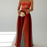 Robe Maxi Élégante Lila