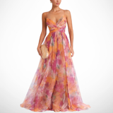 Robe Maxi Élégance Florale