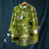 Chemise Élégante à Motif Valentine