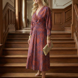 Robe Midi Portefeuille Lune