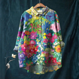 Chemise Élégante à Motif Capucine