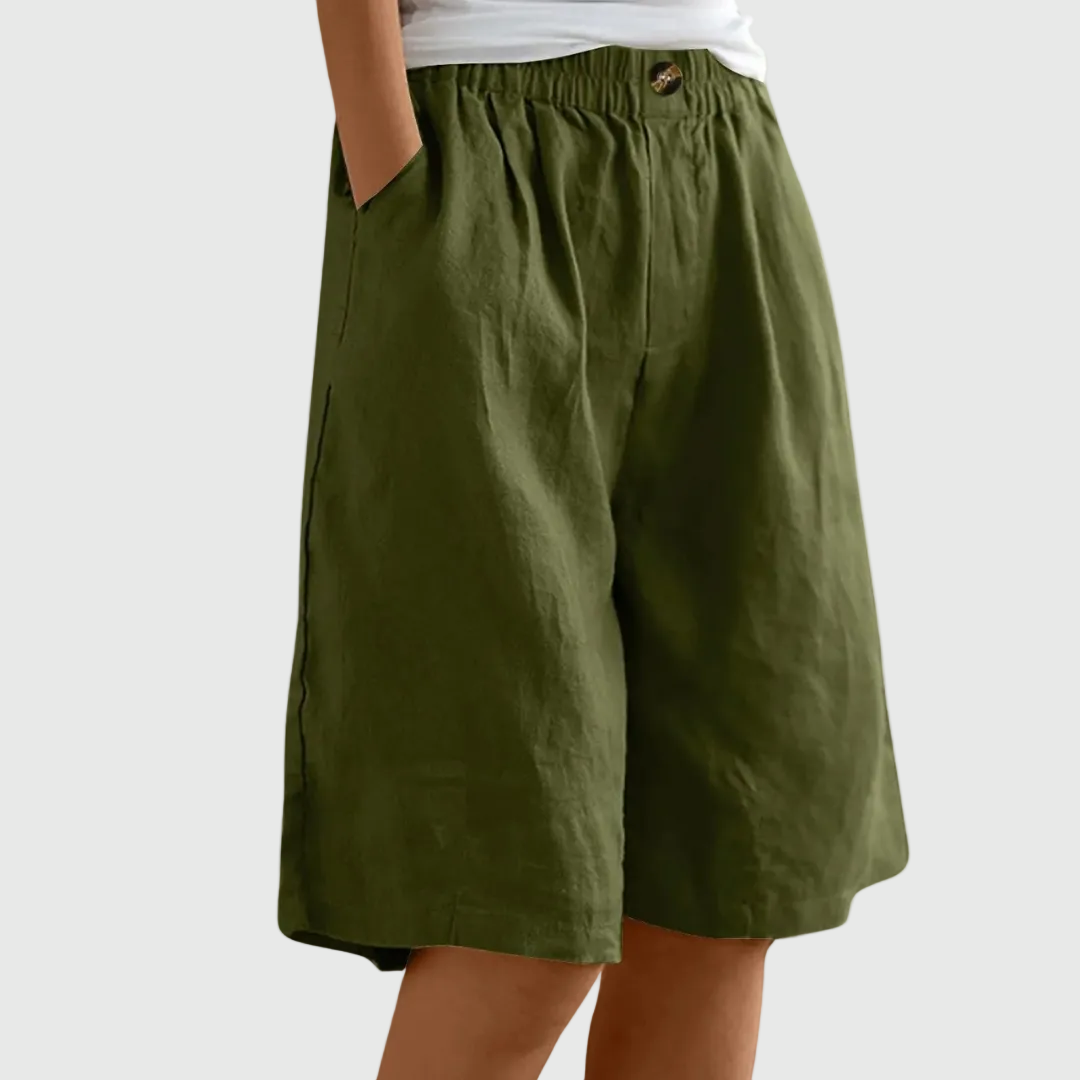 Short Ample Taille Élastique Marie