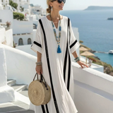 Robe Maxi à Manches Courtes Ernestine