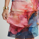 Robe Longueur Genou à Motif Marbré Marthe