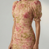 Robe Maxi à Col Montant Doux Vianne