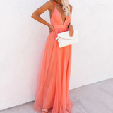 Robe Maxi Lumière Corail