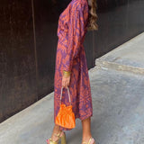Robe Midi Élégance Florale