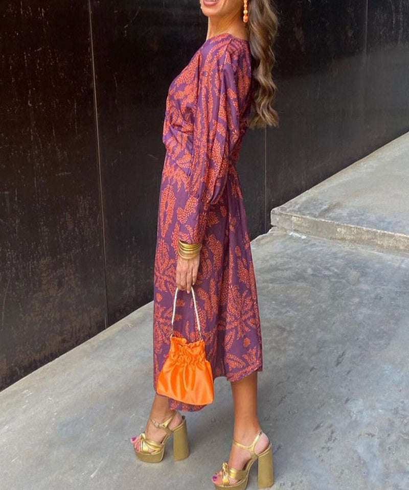 Robe Midi Élégance Florale