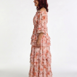 Robe Maxi Florale à Volants Rosalie