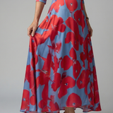 Robe Midi Croisée à Col Céline