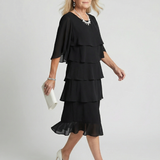 Robe Midi à Volants Margaux