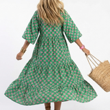 Robe Midi à Imprimé Floral Flore
