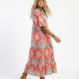 Robe Midi à Imprimé Cachemire Salomé