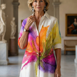 Robe de Jardin Peinte Ursule