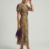 Robe Midi Florale Détendue Virginie