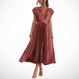 Robe Élégante Plissée