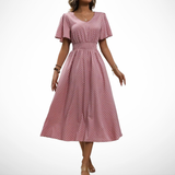 Robe Élégante à Pois Élisa