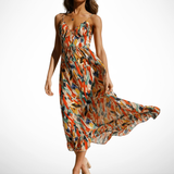 Robe Midi Éclat Coloré